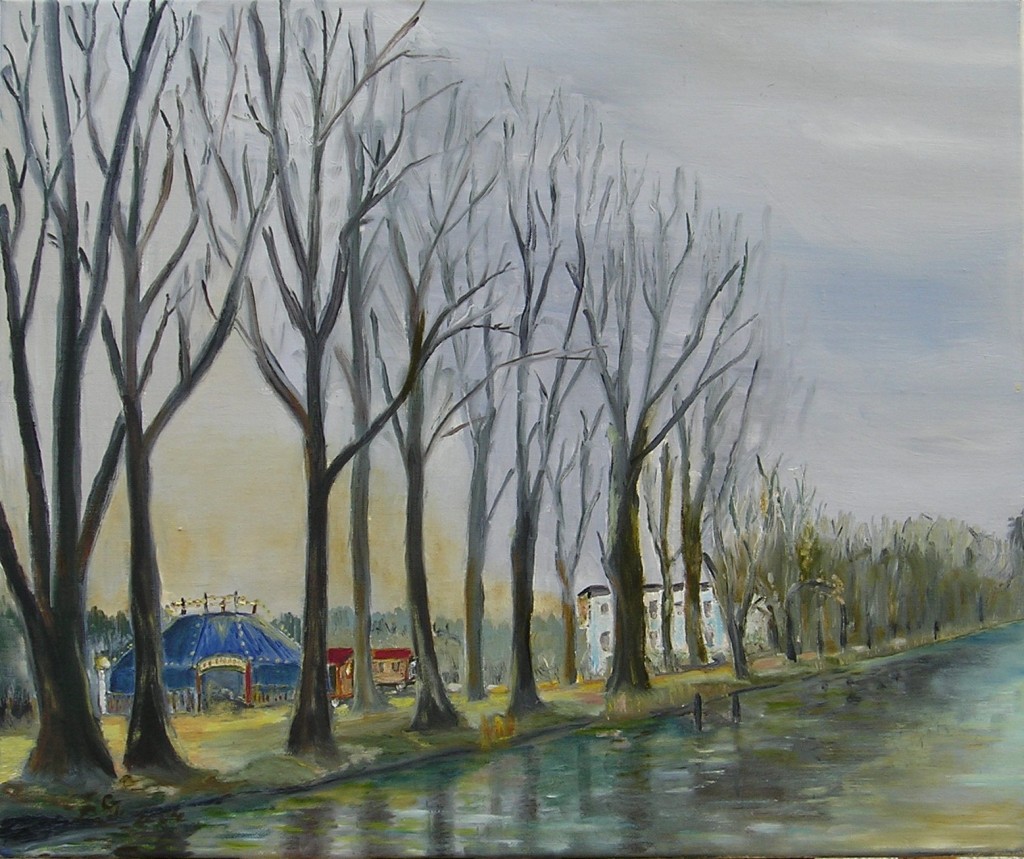 Gerhard Jaeger - Bild "Kanal mit Zirkus 1"