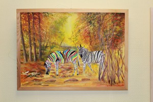 Malack Kelvin Olteo Silas: mit einem Bild von Zebras